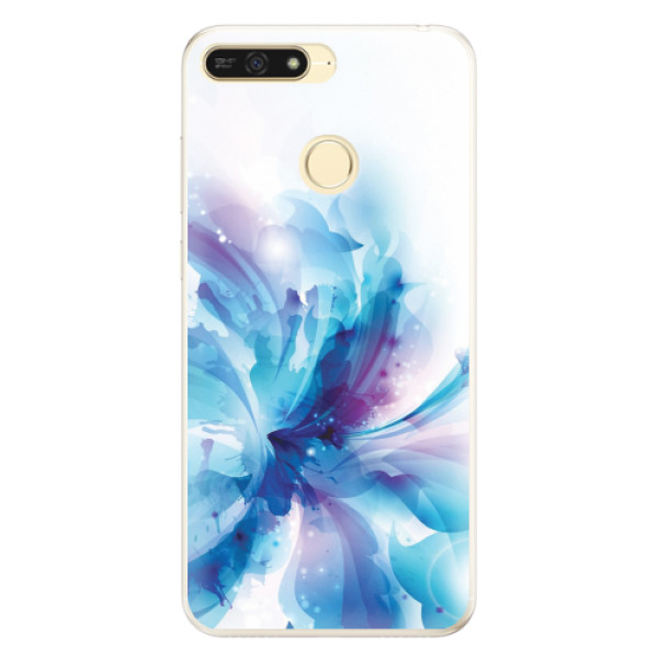 Silikonové pouzdro iSaprio - Abstract Flower - Huawei Honor 7A