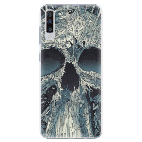 Plastové pouzdro iSaprio - Abstract Skull - Samsung Galaxy A70