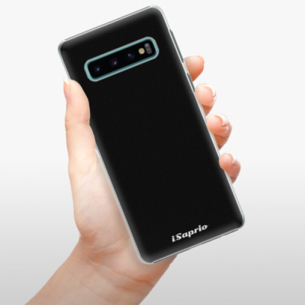 Plastové pouzdro iSaprio - 4Pure - černý - Samsung Galaxy S10