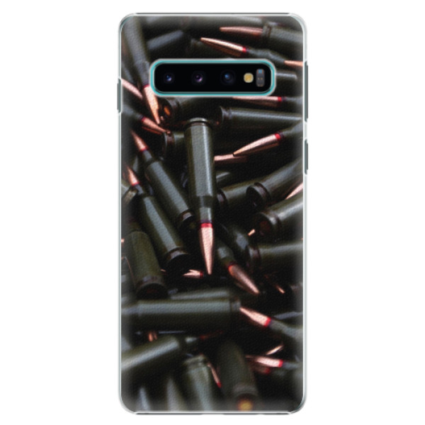 Plastové pouzdro iSaprio - Black Bullet - Samsung Galaxy S10
