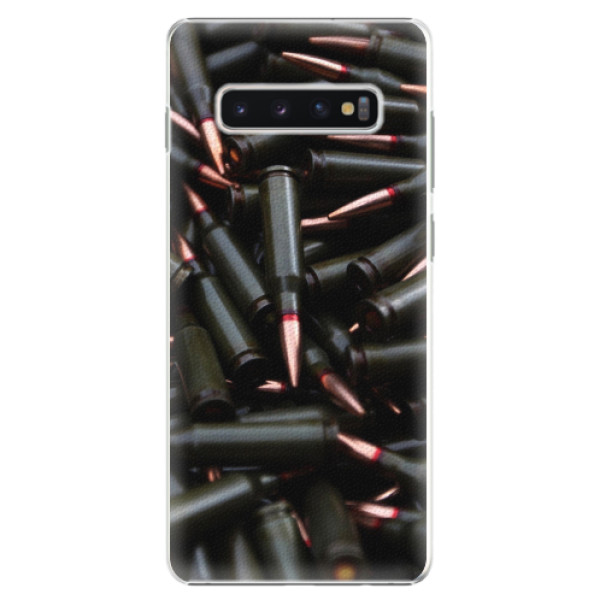 Plastové pouzdro iSaprio - Black Bullet - Samsung Galaxy S10+