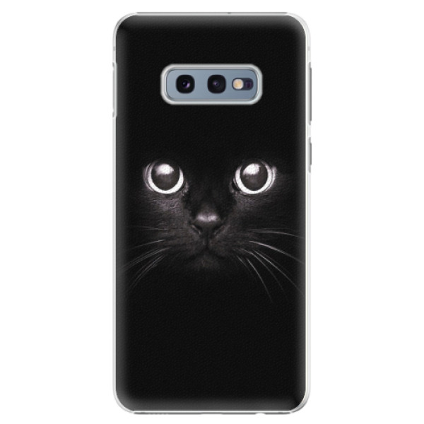 Plastové pouzdro iSaprio - Black Cat - Samsung Galaxy S10e