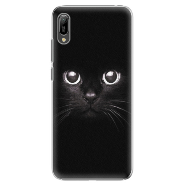Plastové pouzdro iSaprio - Black Cat - Huawei Y6 2019