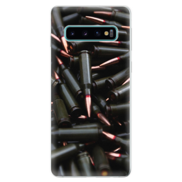 Odolné silikonové pouzdro iSaprio - Black Bullet - Samsung Galaxy S10