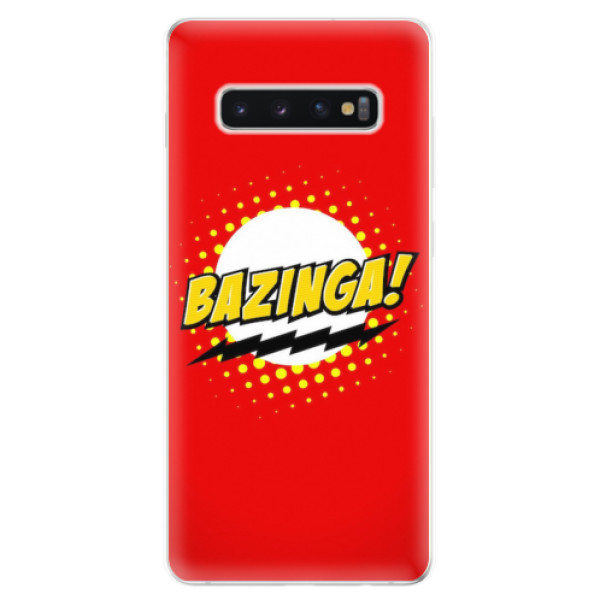 Odolné silikonové pouzdro iSaprio - Bazinga 01 - Samsung Galaxy S10+