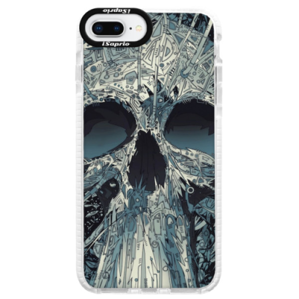 Silikonové pouzdro Bumper iSaprio - Abstract Skull - iPhone 8 Plus
