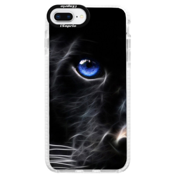 Silikonové pouzdro Bumper iSaprio - Black Puma - iPhone 8 Plus