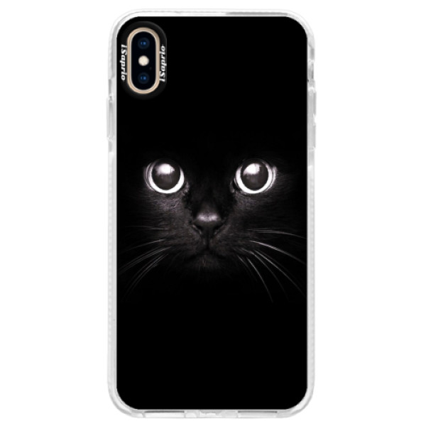 Silikonové pouzdro Bumper iSaprio - Black Cat - iPhone XS Max