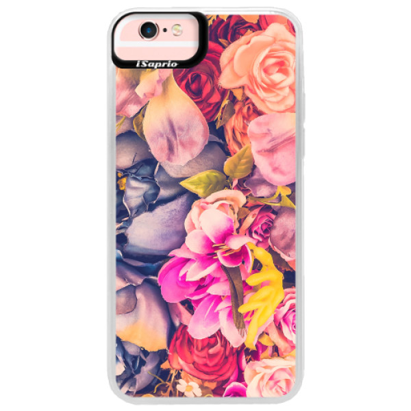 Neonové pouzdro Pink iSaprio - Beauty Flowers - iPhone 6 Plus/6S Plus
