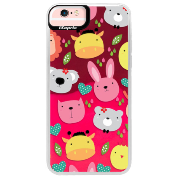 Neonové pouzdro Pink iSaprio - Animals 01 - iPhone 6 Plus/6S Plus
