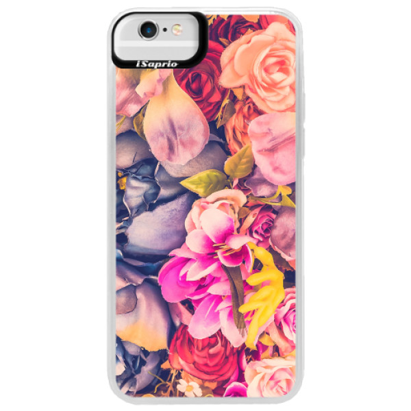 Neonové pouzdro Blue iSaprio - Beauty Flowers - iPhone 6 Plus/6S Plus