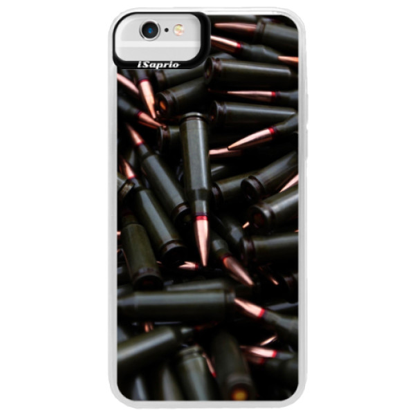 Neonové pouzdro Blue iSaprio - Black Bullet - iPhone 6 Plus/6S Plus