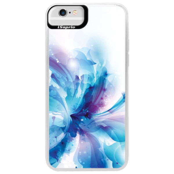 Neonové pouzdro Blue iSaprio - Abstract Flower - iPhone 6 Plus/6S Plus