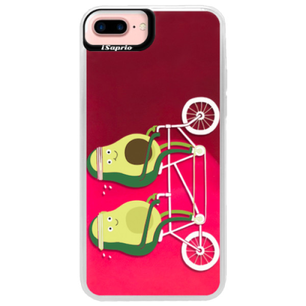 Neonové pouzdro Pink iSaprio - Avocado - iPhone 7 Plus