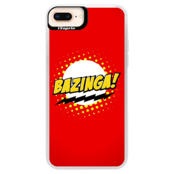 Neonové pouzdro Pink iSaprio - Bazinga 01 - iPhone 8 Plus