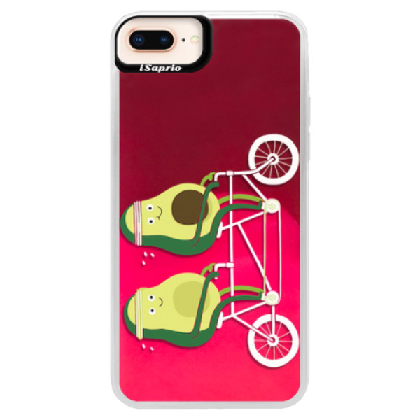 Neonové pouzdro Pink iSaprio - Avocado - iPhone 8 Plus