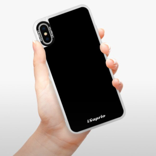 Neonové pouzdro Blue iSaprio - 4Pure - černý - iPhone X