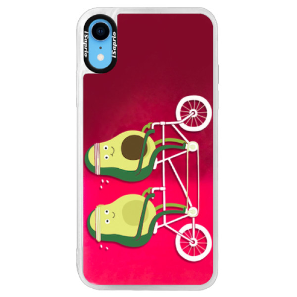 Neonové pouzdro Pink iSaprio - Avocado - iPhone XR