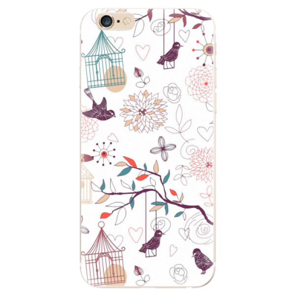 Odolné silikonové pouzdro iSaprio - Birds - iPhone 6/6S