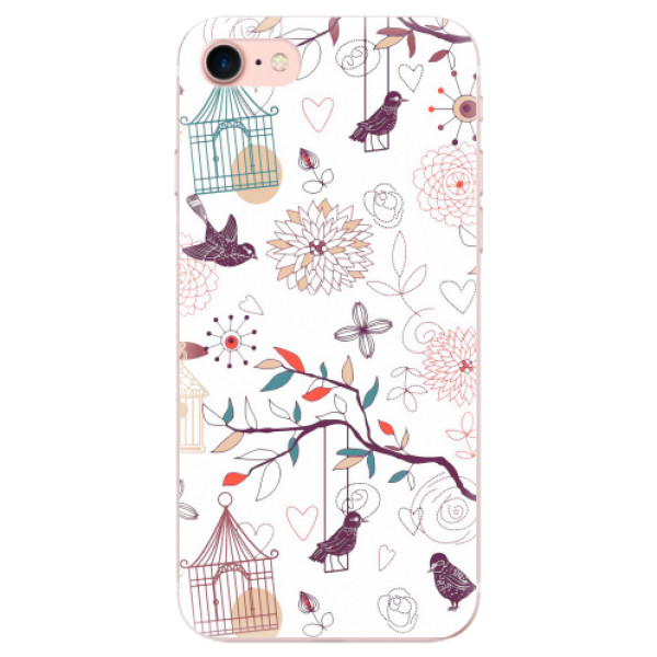 Odolné silikonové pouzdro iSaprio - Birds - iPhone 7