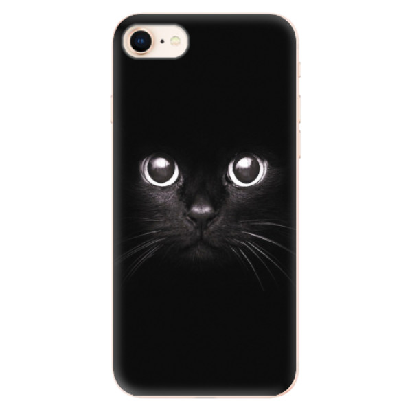 Odolné silikonové pouzdro iSaprio - Black Cat - iPhone 8