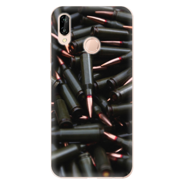 Odolné silikonové pouzdro iSaprio - Black Bullet - Huawei P20 Lite