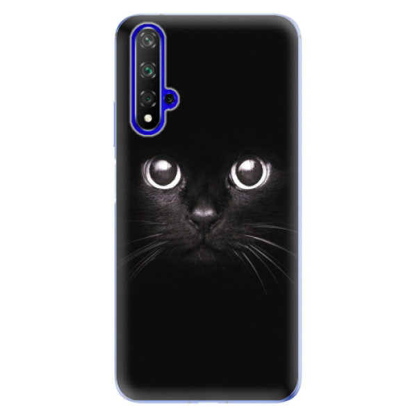 Odolné silikonové pouzdro iSaprio - Black Cat - Huawei Honor 20