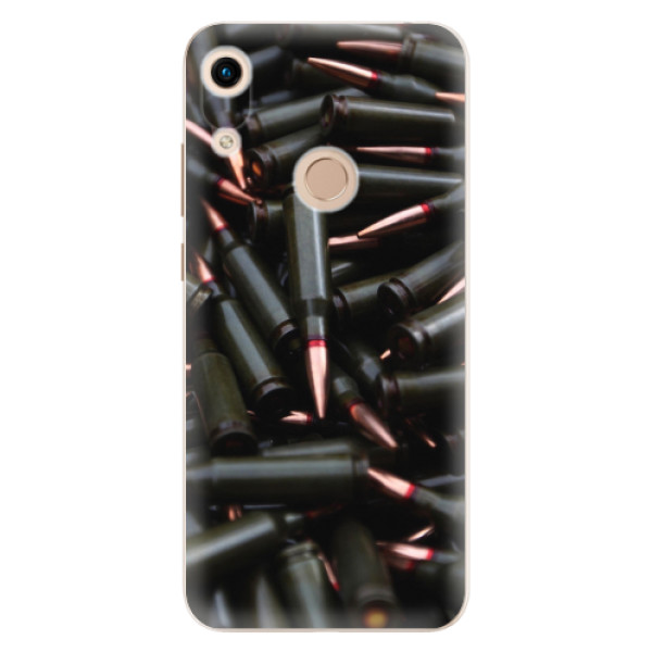 Odolné silikonové pouzdro iSaprio - Black Bullet - Huawei Honor 8A
