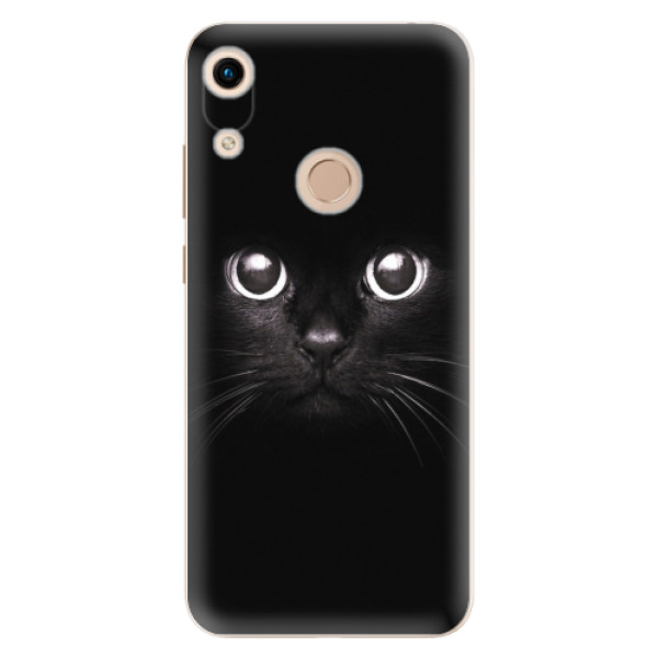 Odolné silikonové pouzdro iSaprio - Black Cat - Huawei Honor 8A