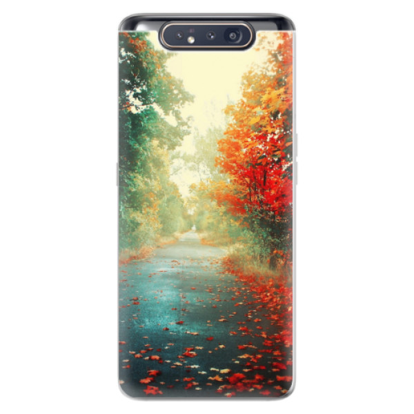 Odolné silikonové pouzdro iSaprio - Autumn 03 - Samsung Galaxy A80
