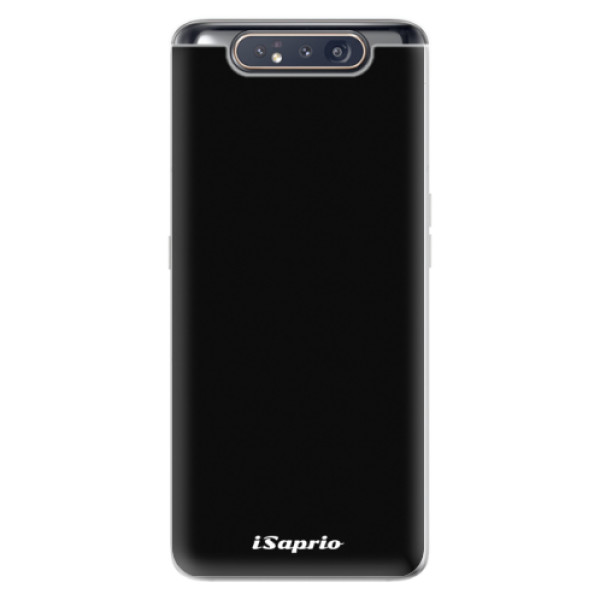 Odolné silikonové pouzdro iSaprio - 4Pure - černý - Samsung Galaxy A80