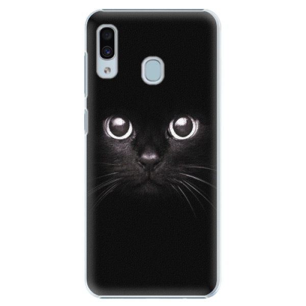 Plastové pouzdro iSaprio - Black Cat - Samsung Galaxy A20