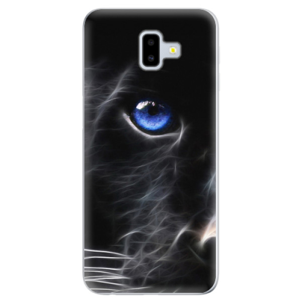 Odolné silikonové pouzdro iSaprio - Black Puma - Samsung Galaxy J6+