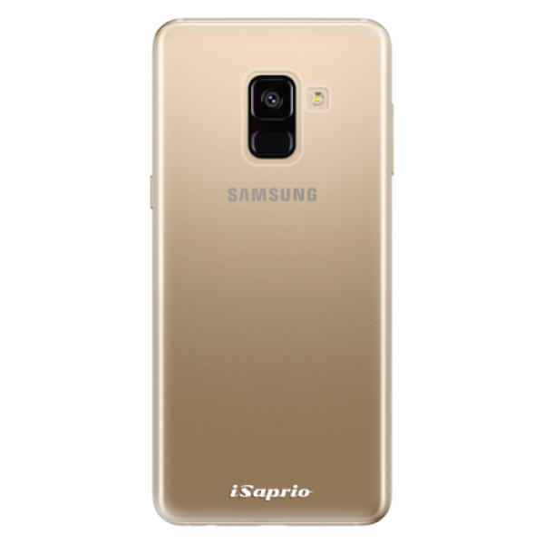 Odolné silikonové pouzdro iSaprio - 4Pure - mléčný bez potisku - Samsung Galaxy A8 2018