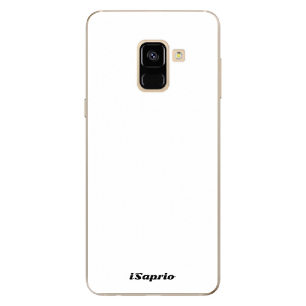 Odolné silikonové pouzdro iSaprio - 4Pure - bílý - Samsung Galaxy A8 2018