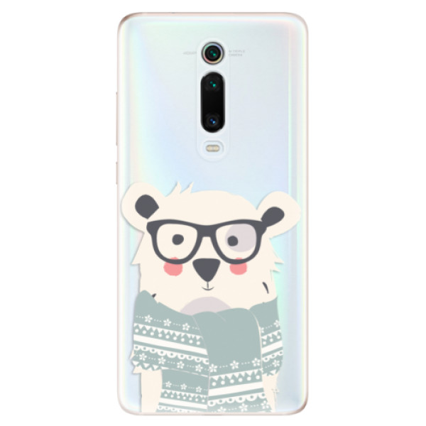 Odolné silikonové pouzdro iSaprio - Bear with Scarf - Xiaomi Mi 9T Pro