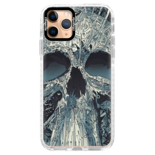 Silikonové pouzdro Bumper iSaprio - Abstract Skull - iPhone 11 Pro