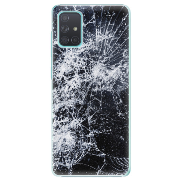 Plastové pouzdro iSaprio - Cracked - Samsung Galaxy A71