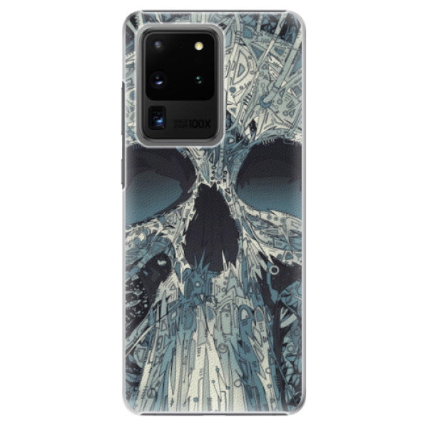 Plastové pouzdro iSaprio - Abstract Skull - Samsung Galaxy S20 Ultra