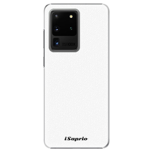 Plastové pouzdro iSaprio - 4Pure - bílý - Samsung Galaxy S20 Ultra