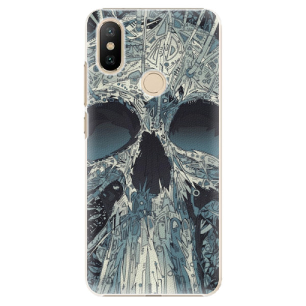 Plastové pouzdro iSaprio - Abstract Skull - Xiaomi Mi A2