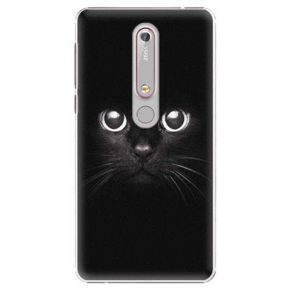 Plastové pouzdro iSaprio - Black Cat - Nokia 6.1