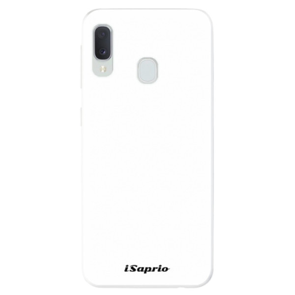 Odolné silikonové pouzdro iSaprio - 4Pure - bílý - Samsung Galaxy A20e