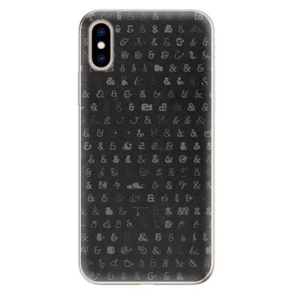Odolné silikonové pouzdro iSaprio - Ampersand 01 - iPhone XS