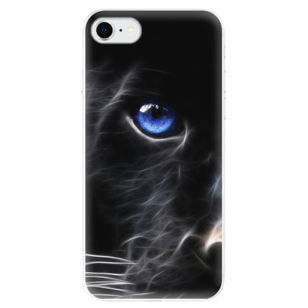 Odolné silikonové pouzdro iSaprio - Black Puma - iPhone SE 2020