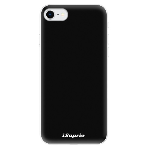 Odolné silikonové pouzdro iSaprio - 4Pure - černý - iPhone SE 2020