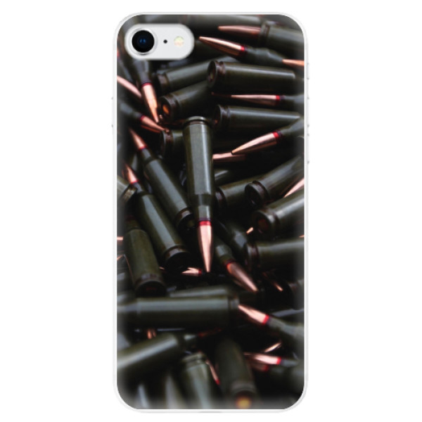 Odolné silikonové pouzdro iSaprio - Black Bullet - iPhone SE 2020