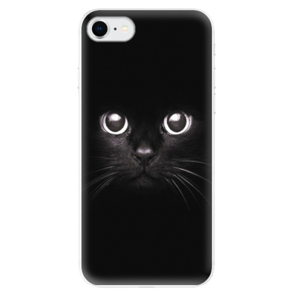Odolné silikonové pouzdro iSaprio - Black Cat - iPhone SE 2020
