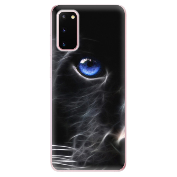 Odolné silikonové pouzdro iSaprio - Black Puma - Samsung Galaxy S20