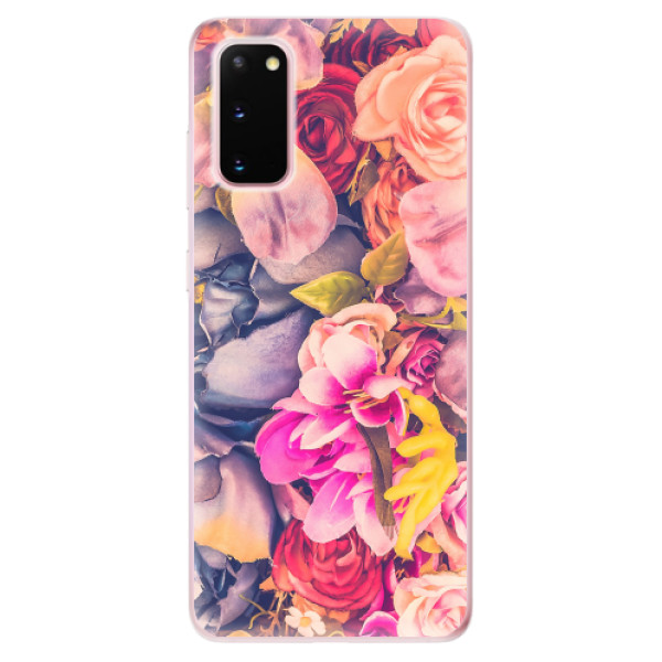 Odolné silikonové pouzdro iSaprio - Beauty Flowers - Samsung Galaxy S20